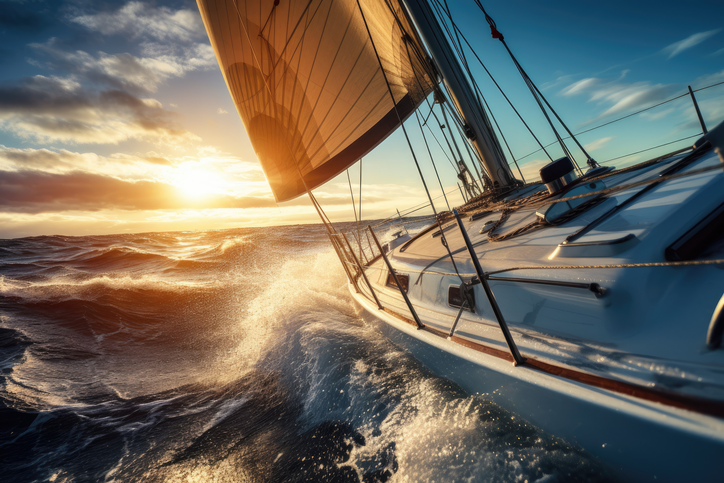 Majiteľ jachty podpisuje poistnú zmluvu pri prístave so svojím poisťovacím agentom.